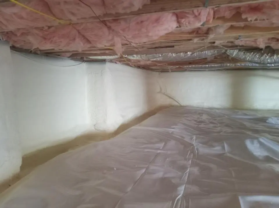 Crawl space encapsulation with closed-cell spray foam for Spray Foam Roofing in Snoqualmie