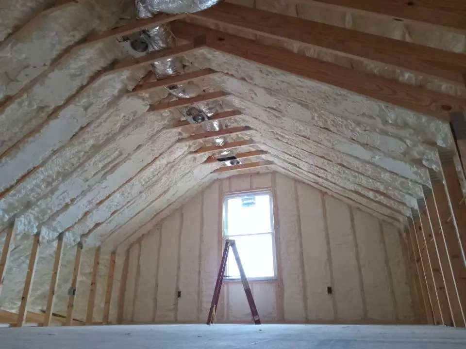 Spray foam roofing application for Crawl Space Insulation project in Snoqualmie